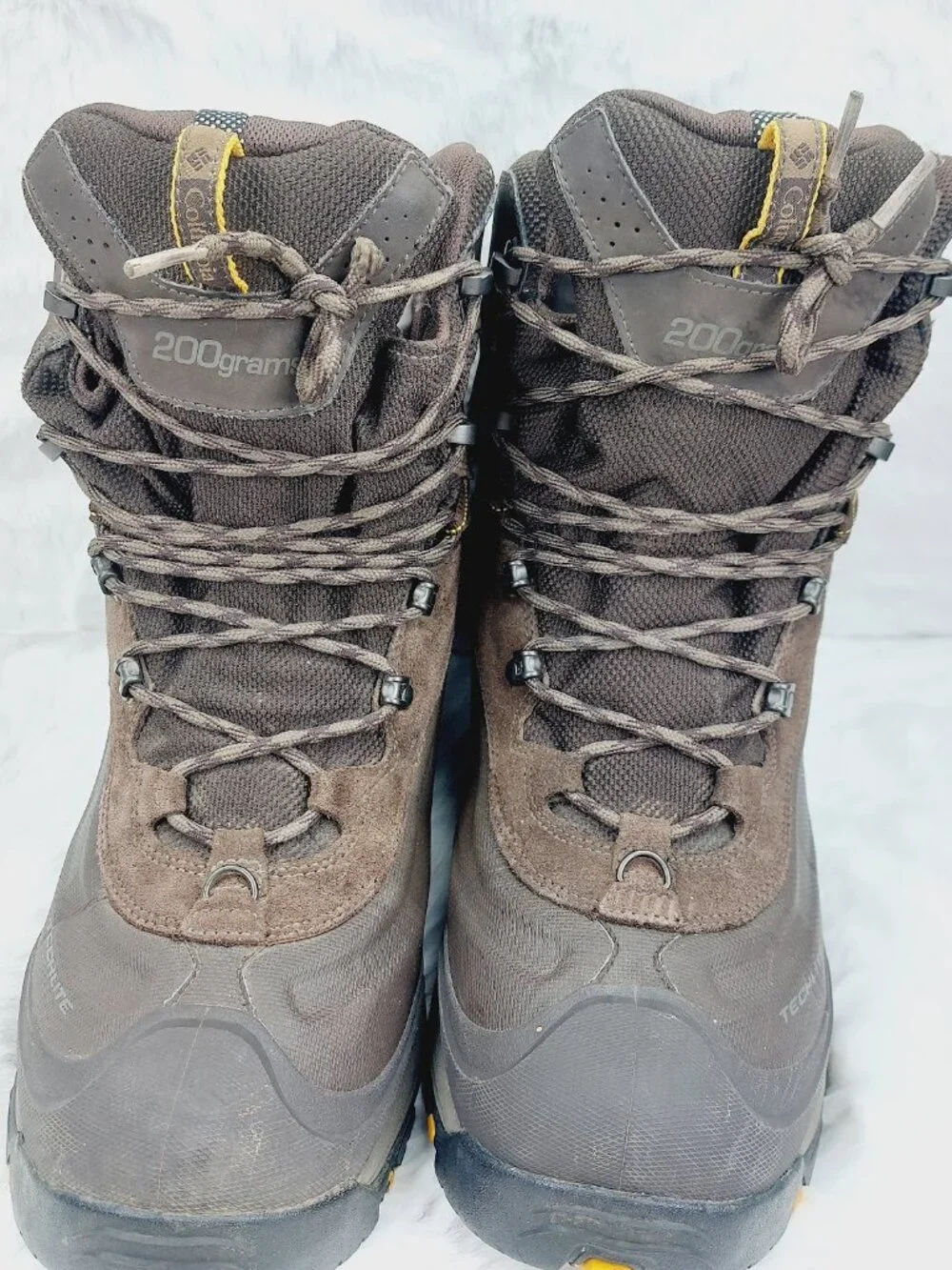 Columbia Men's Brown Bugaboot Plus III Omni-Heat Techlite Winter Snow Boots 10.5